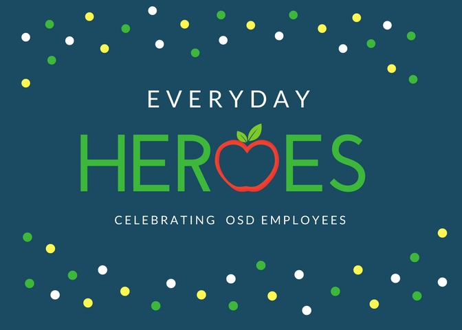Everyday Heroes Logo with the words: Celebrating OSD Employees